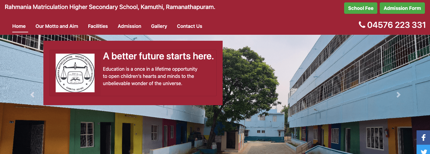 8Queens Software Company Chennai - Rahmania Matriculation school